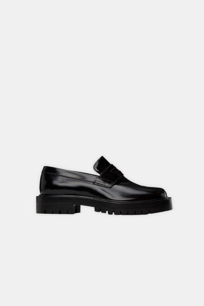 Calfskin Split-Toe Loafer Structured Sole